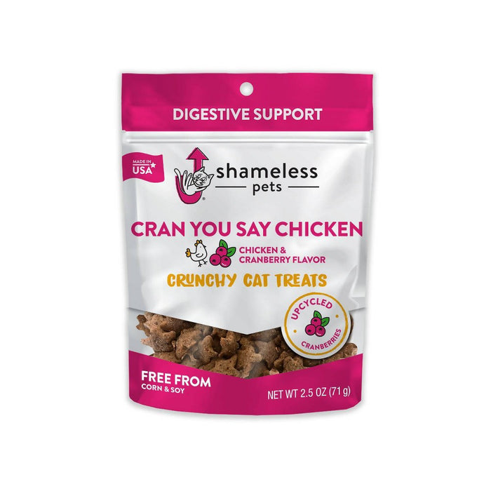 Shameless Pets You Say Chicken & Cranberry Flavor Crunchy Cat Treat - 2.5oz