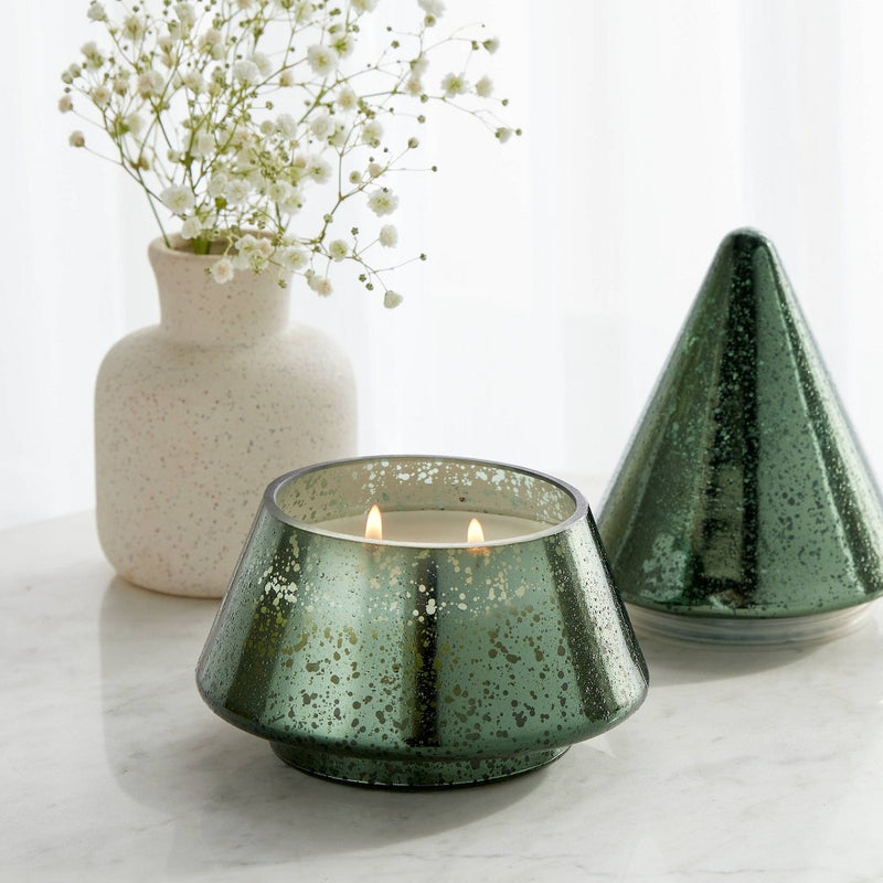 Figural Glass Tree Forest Fir Candle 12oz - Threshold