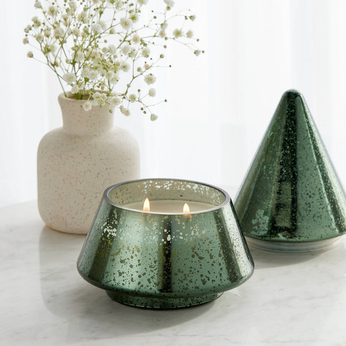 Figural Glass Tree Forest Fir Candle 12oz - Threshold