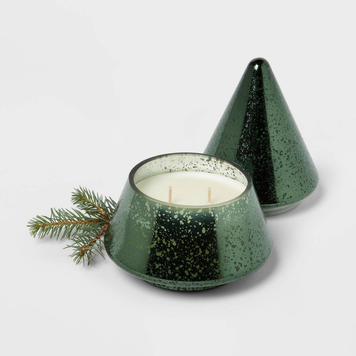 Figural Glass Tree Forest Fir Candle 12oz - Threshold