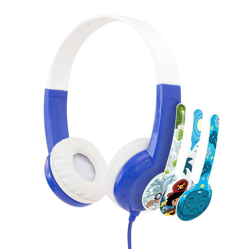 BuddyPhones DiscoverFun Wired Kids Headphones - Blue