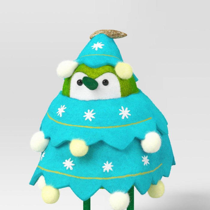 3pc Featherly Friends Mini Fabric Christmas Bird Figurine - Wondershop Brights