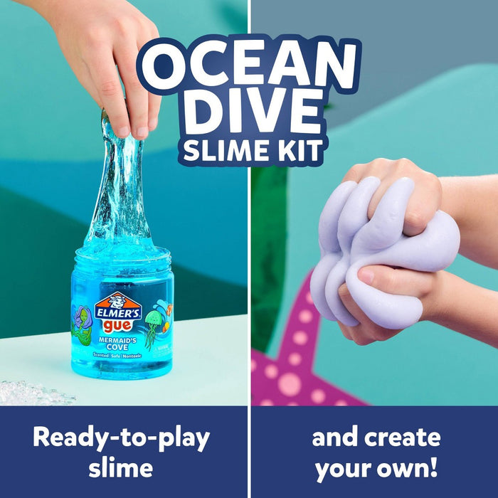 Elmer's Ocean Dive Slime Kit 9ct