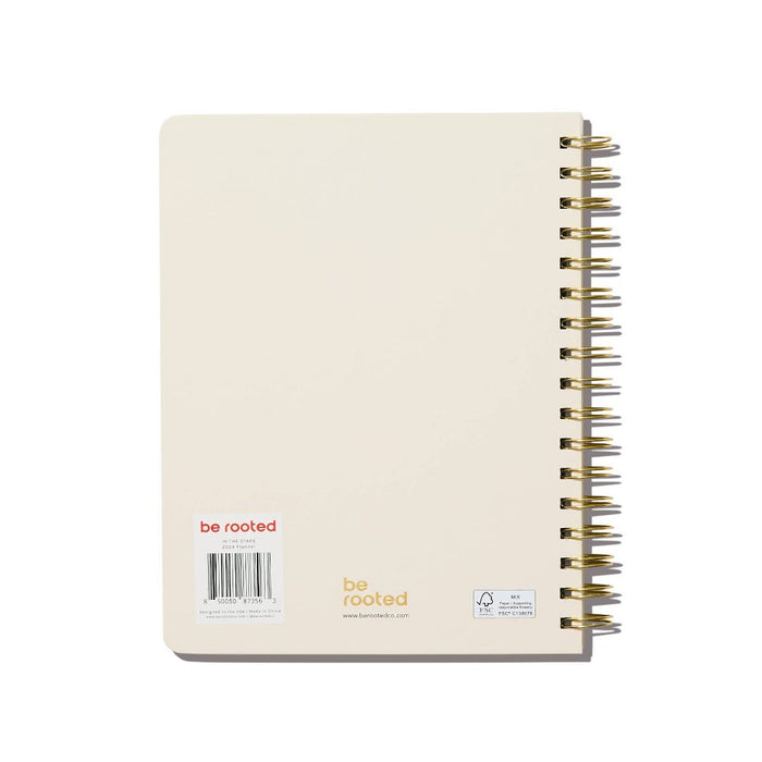 Be Rooted 2024-25 Planner 9"x7" In the Stars: Monthly Spiral Calendar, Paper, All Ages, Off-White
