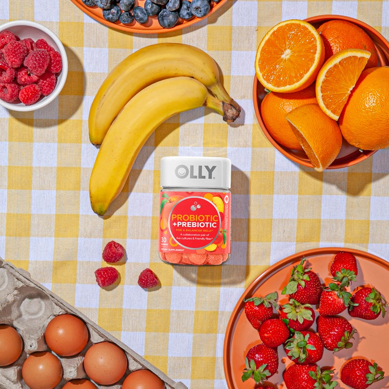 OLLY Probiotic + Prebiotic Gummies - Peachy Peach - 30ct