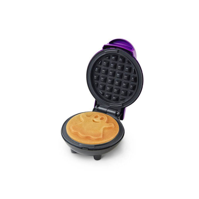 Dash Ghost Nonstick Mini Nonstick Waffle Maker Purple - Halloween