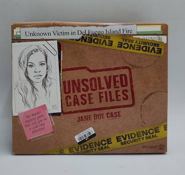 Pressman Unsolved Case Files: Jane Doe Game