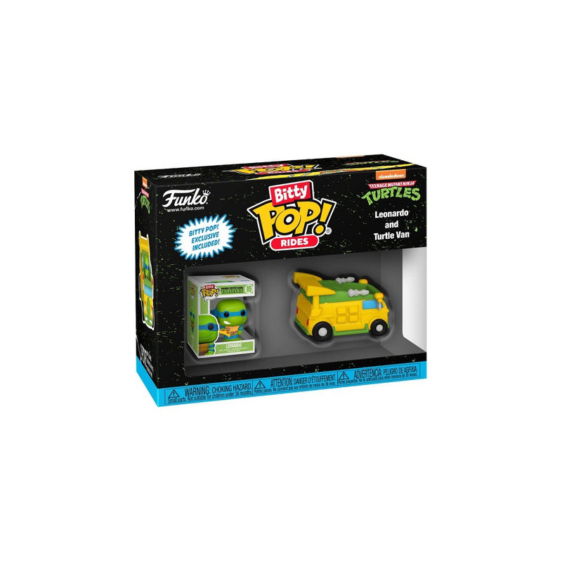 Funko Bitty POP! Rides: TMNT Leonardo and Turtle Van