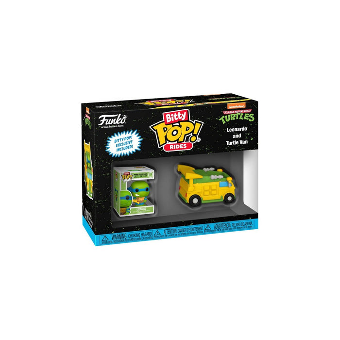 Funko Bitty POP! Rides: Teenage Mutant Ninja Turtles Leonardo and Turtle Van