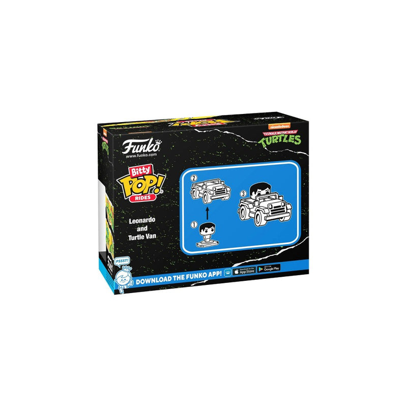 Funko Bitty POP! Rides: TMNT Leonardo and Turtle Van