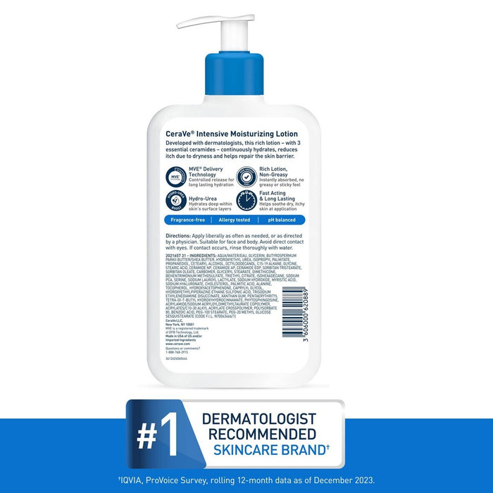 CeraVe Intensive Moisturizing Lotion For Dry to Very Dry Skin - 8 fl oz