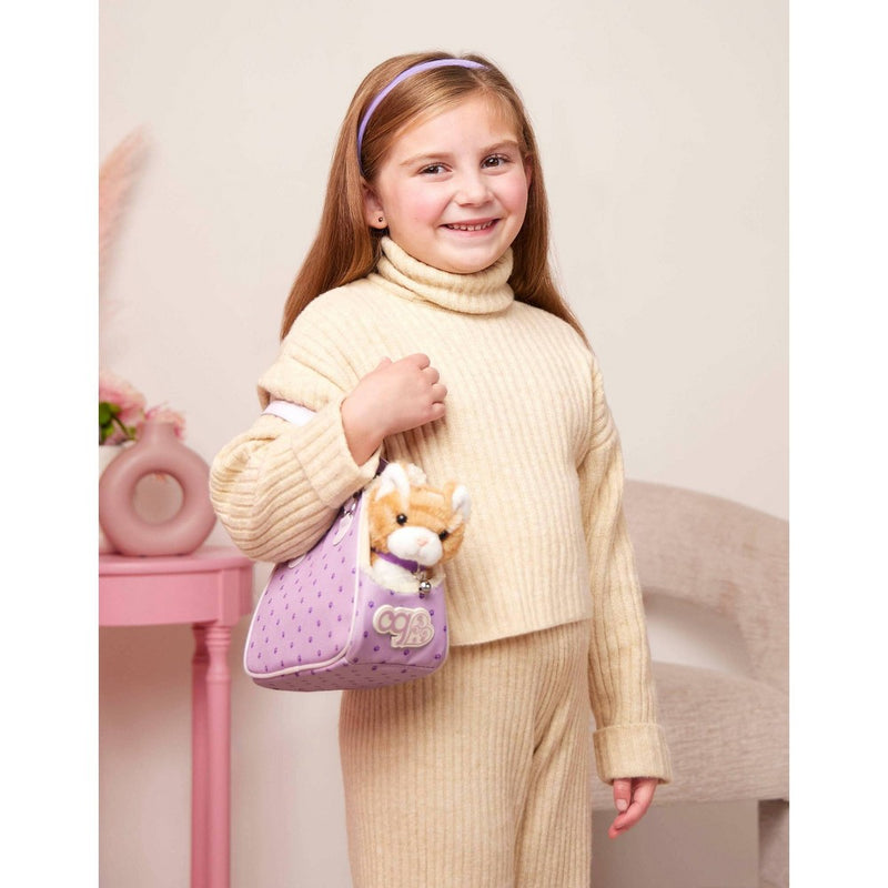 Our Generation Hop in Cat Carrier & Pet Plush Kitten Accessory Set for 18'' Dolls