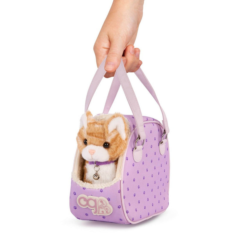 Our Generation Hop in Cat Carrier & Pet Plush Kitten Accessory Set for 18'' Dolls