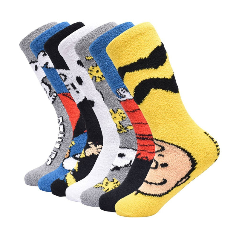 Men's Peanuts 7 Days of Cozy Crew Socks - 6-12