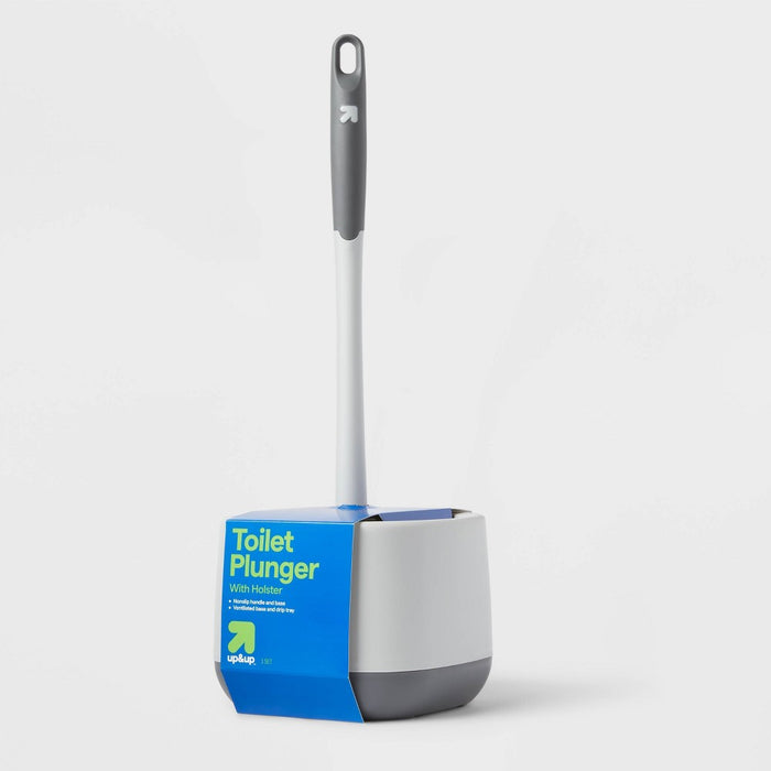 Toilet Plunger with Holster - up&up