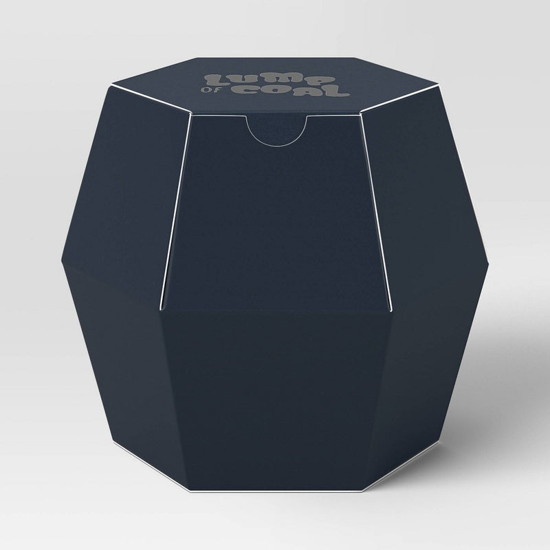 5.5"x4.5" Coal Christmas Gift Box Black - Wondershop