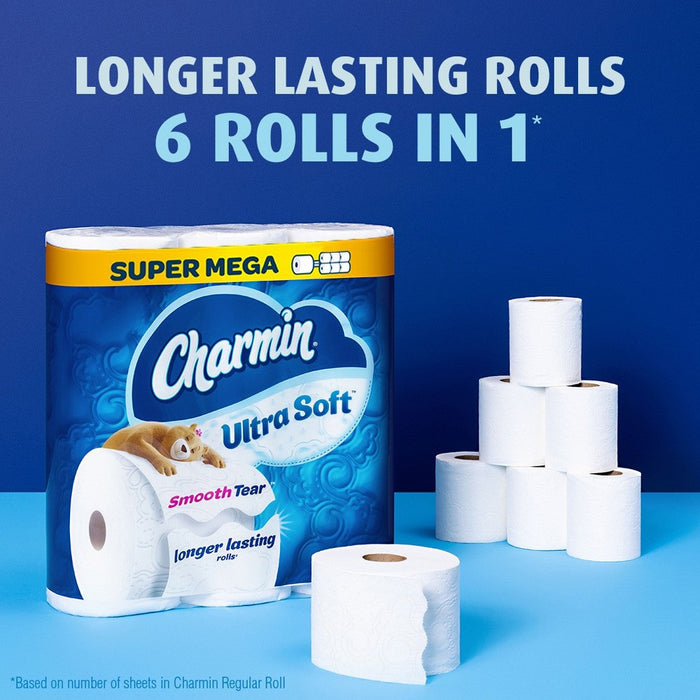 Charmin Ultra Soft Toilet Paper - 12 Mega XL Rolls