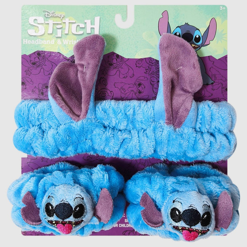 Girls' Disney Stitch Head and Wrist Wrap Set