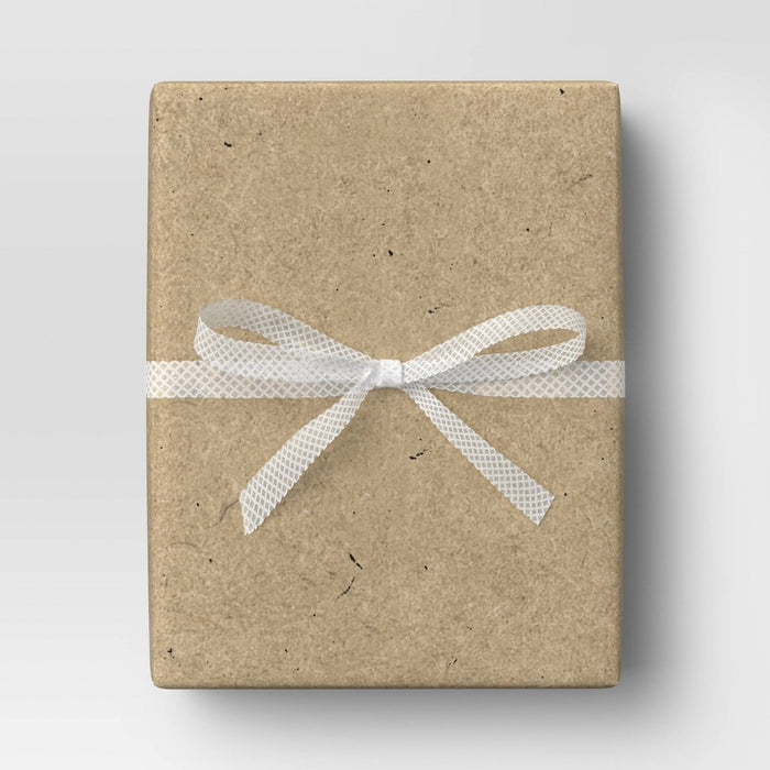 25 sq ft Kraft Christmas Gift Wrap Brown - Wondershop: FSC Certified, 30" W x 10' L