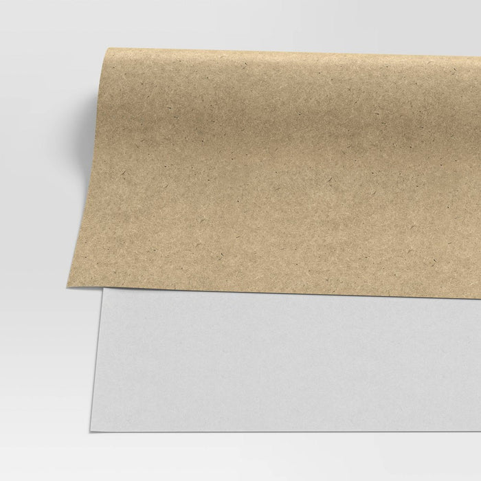 25 sq ft Kraft Christmas Gift Wrap Brown - Wondershop: FSC Certified, 30" W x 10' L