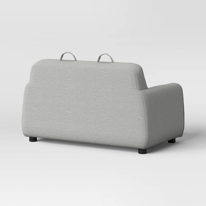 Upholstered Kids' Sofa Gray - Pillowfort (LOCAL PICKUP ONLY)
