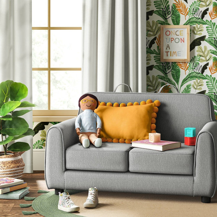 Upholstered Kids' Sofa Gray - Pillowfort (LOCAL PICKUP ONLY)