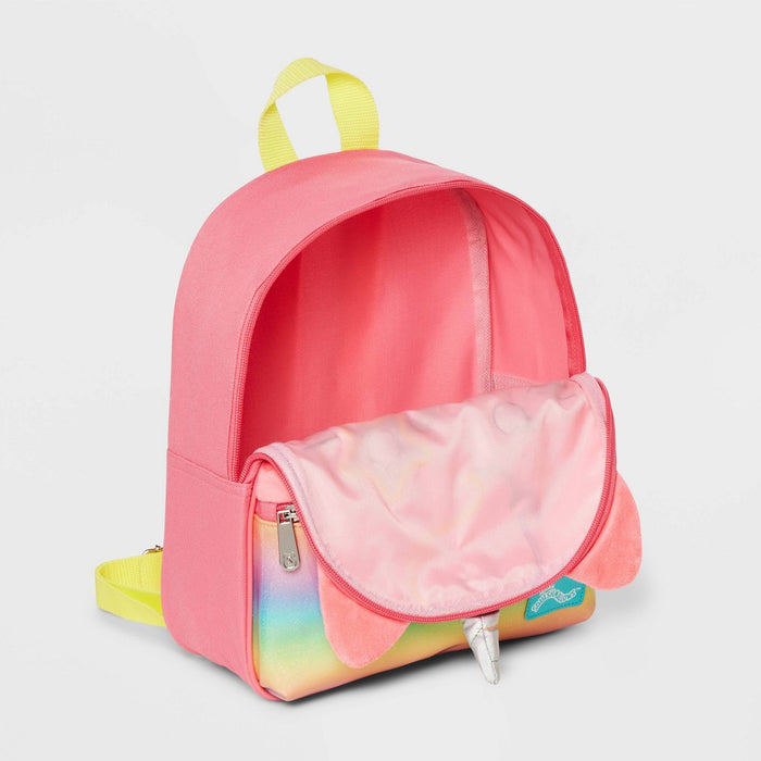 Kids' Squishmallows 11" Unicorn Cat Mini Backpack - Blush Pink