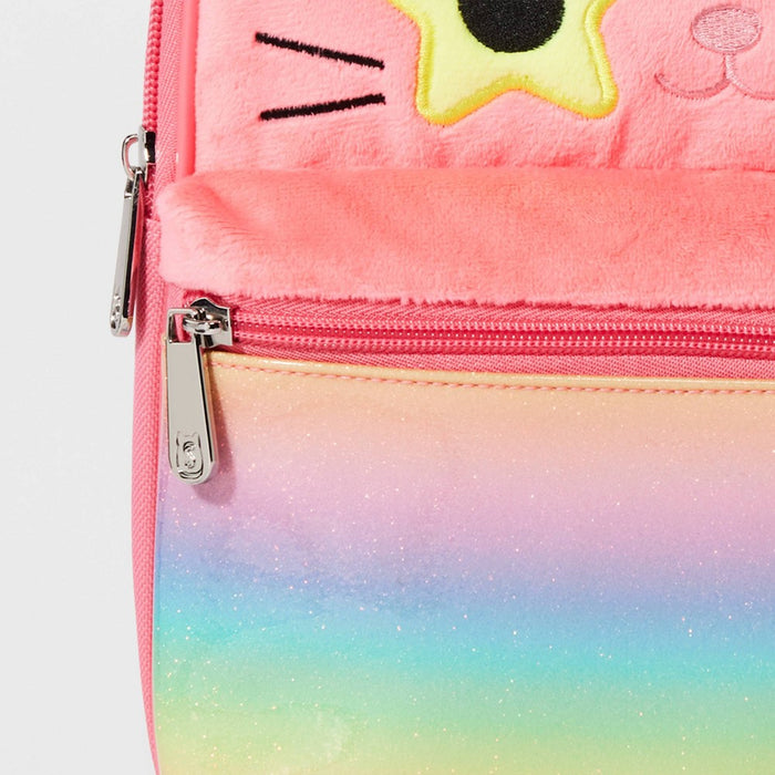 Kids' Squishmallows 11" Unicorn Cat Mini Backpack - Blush Pink