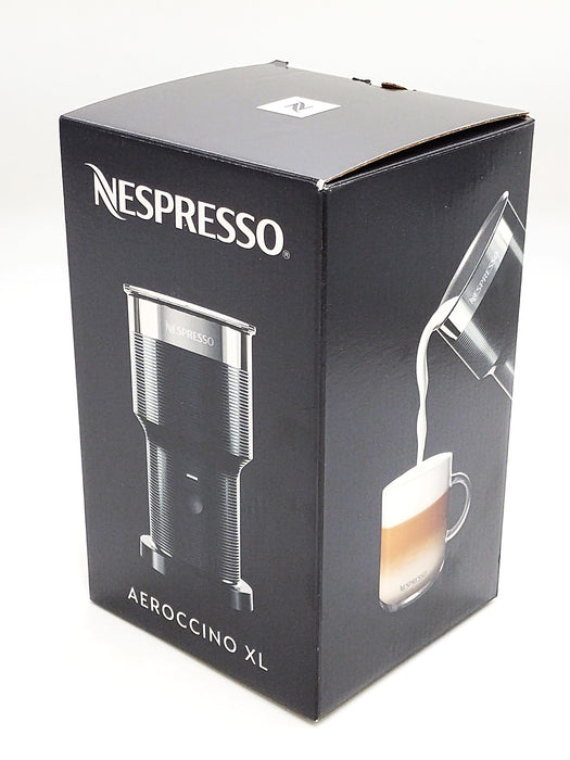 Nespresso Aeroccino XL Milk Frother: Electric Black Frother Wand, 13.5oz