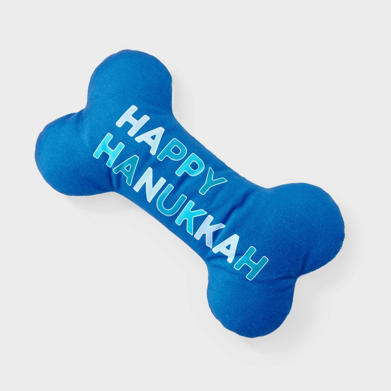 Hanukkah Bone Dog Plush Toy - Boots & Barkley