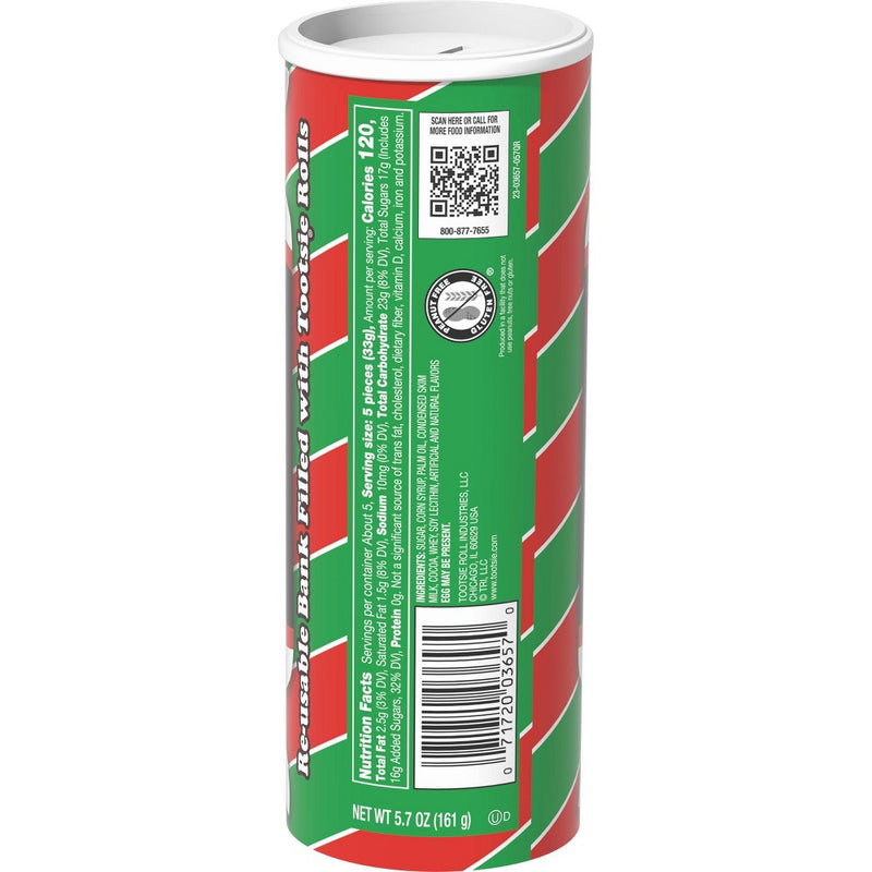Tootsie Roll Bank - 5.7oz