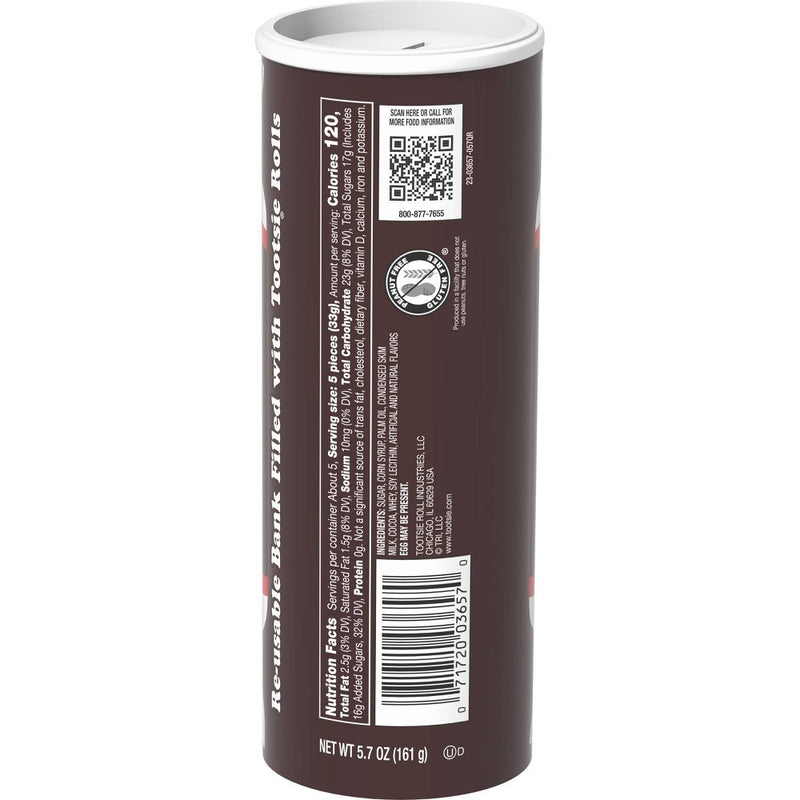 Tootsie Roll Bank - 5.7oz