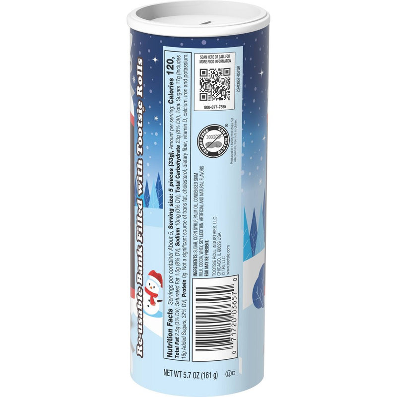 Tootsie Roll Bank - 5.7oz