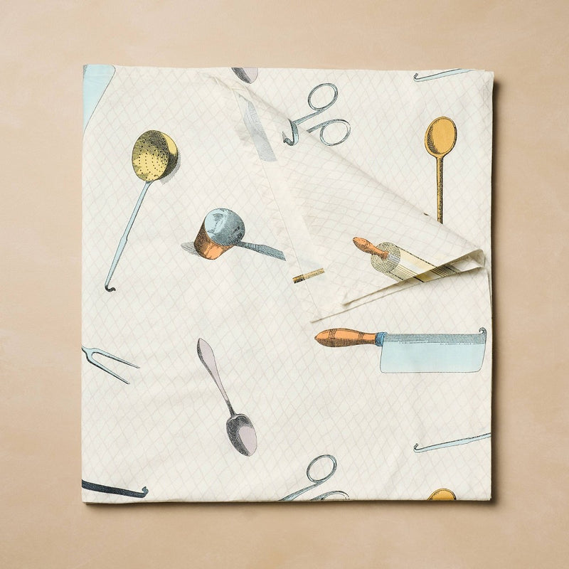 104"x60" Cutlery Toss Printed Rectangle Tablecloth - John Derian for Target