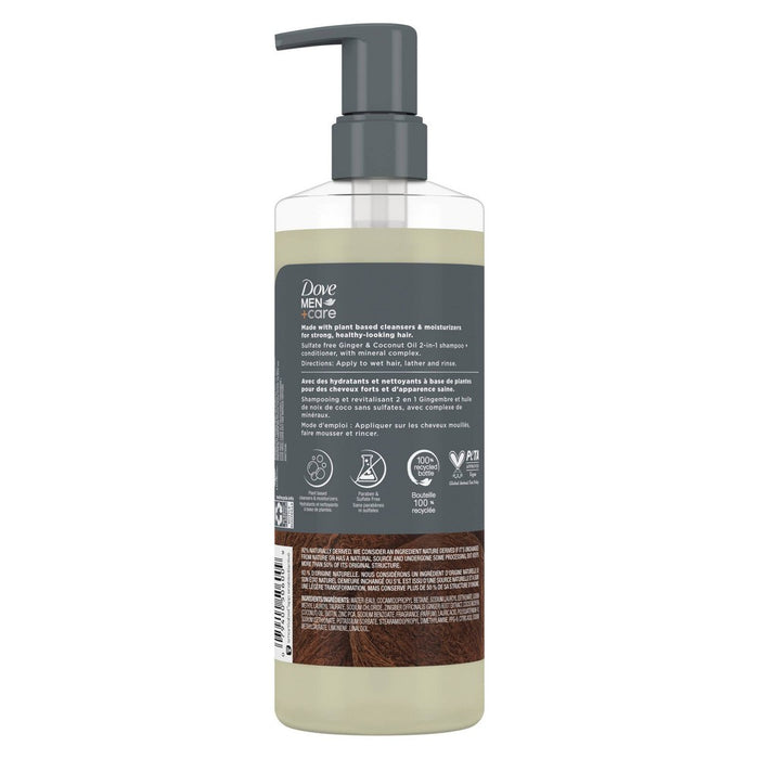 Dove Men+Care 2-in-1 Pro Hydration Shampoo - 17.5oz