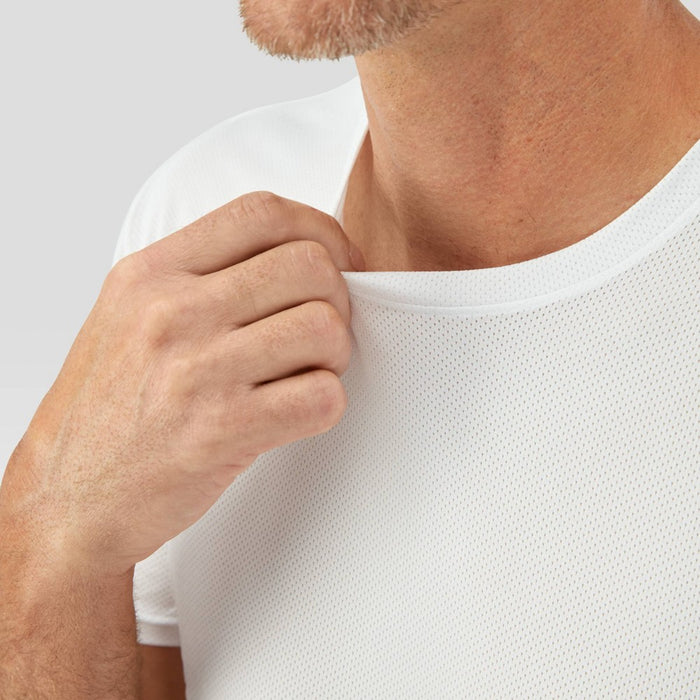 Hanes Premium Men's X-Temp Mesh Short Sleeve Crewneck T-Shirt 3pk - White XL