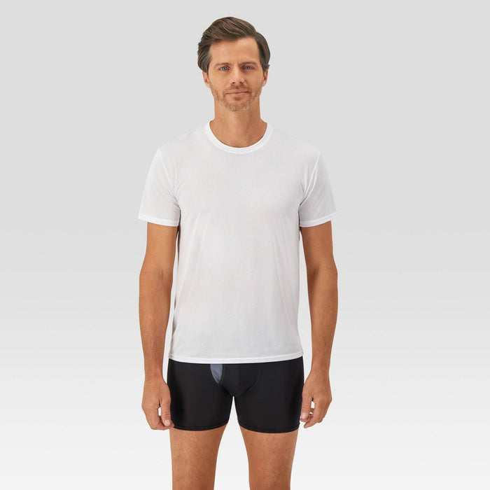 Hanes Premium Men's X-Temp Mesh Short Sleeve Crewneck T-Shirt 3pk - White XL