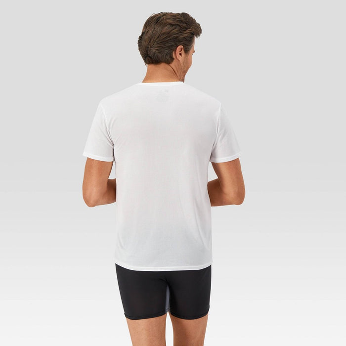 Hanes Premium Men's X-Temp Mesh Short Sleeve Crewneck T-Shirt 3pk - White XL