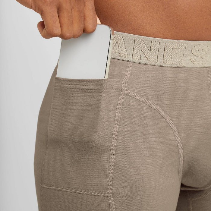 Hanes Premium Men's Explorer Trunks 2pk - Purple/Khaki S