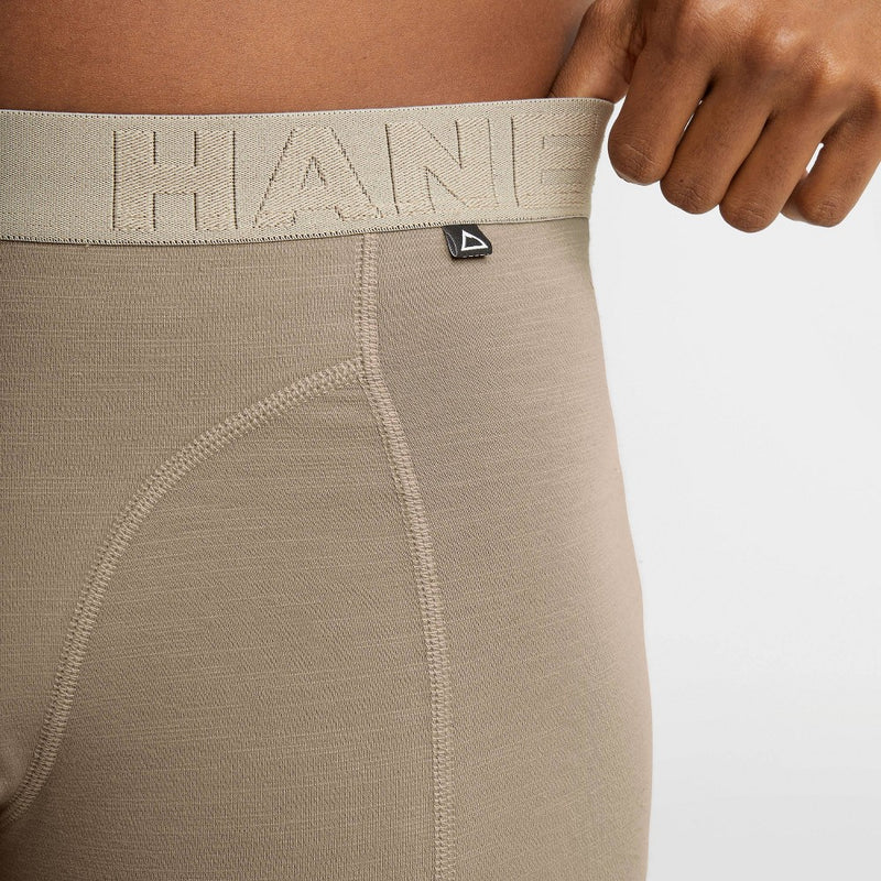 Hanes Premium Men's Explorer Trunks 2pk - Purple/Khaki S