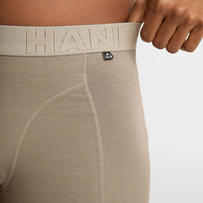 Hanes Premium Men's Explorer Trunks 2pk - Purple/Khaki S