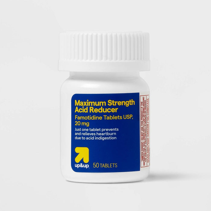 Famotidine 20mg Maximum Strength Acid Reducer Tablets - 50ct - up&up