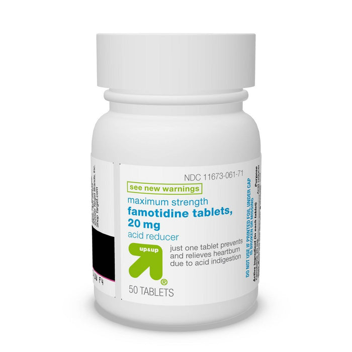 Famotidine 20mg Maximum Strength Acid Reducer Tablets - 50ct - up&up