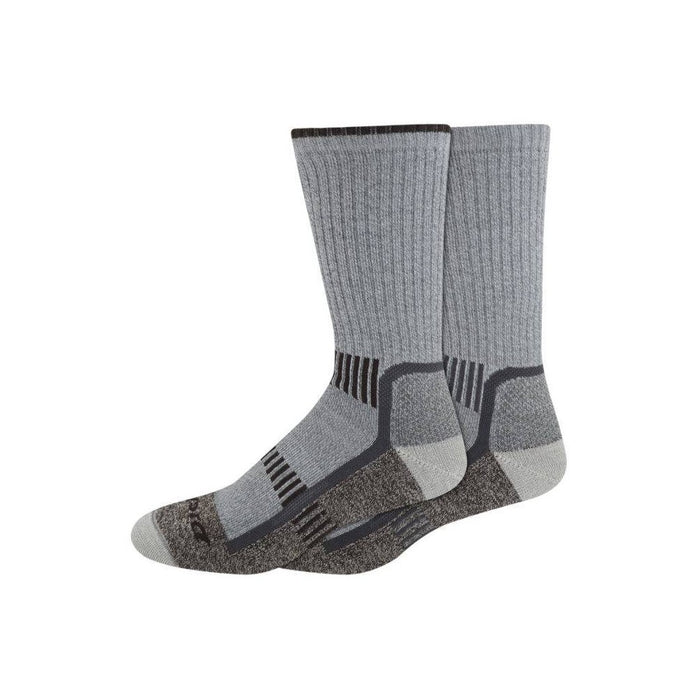 Dickies Men's Merino Wool Crew Socks - Light Gray 6-12