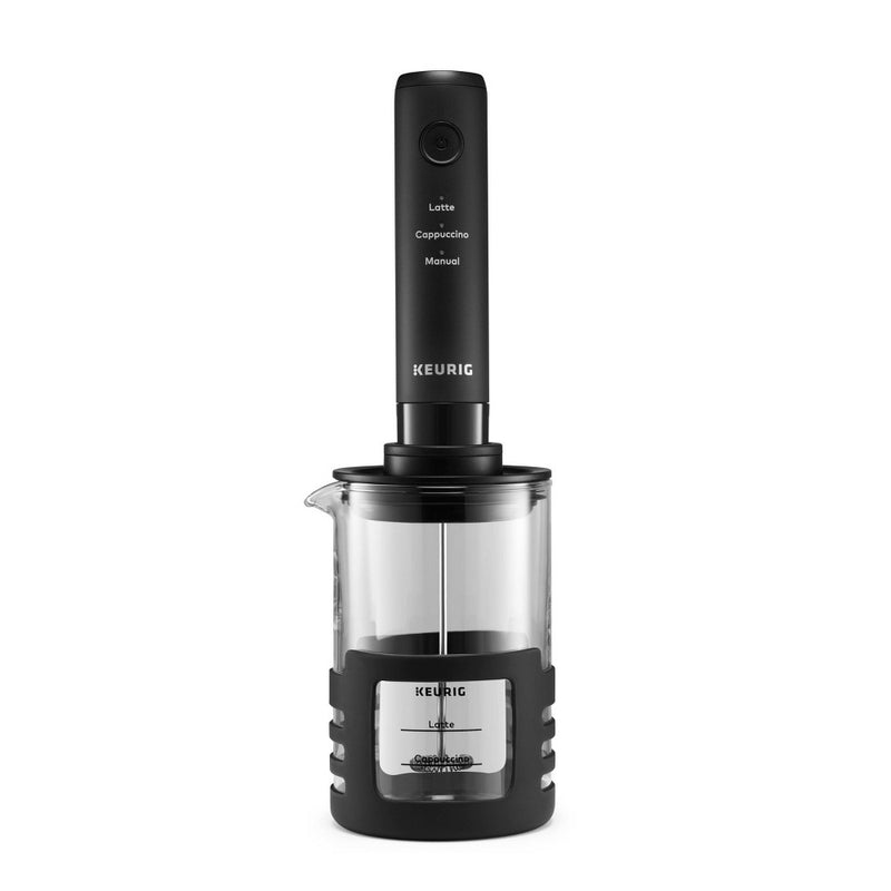 Keurig SimpleCafe Frother Single-Serve Coffee Maker Black: Electric K-Cup Brewer, No Filter Needed, 12 oz Capacity