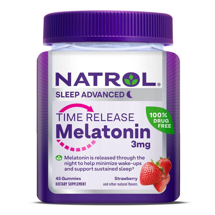 Natrol Time Release Melatonin 3mg Gummies - 45ct