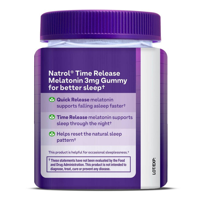 Natrol Time Release Melatonin 3mg Gummies - 45ct