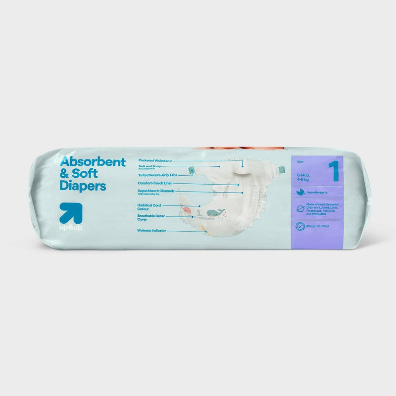 Disposable Diapers - Size 1 - 35ct - up&up