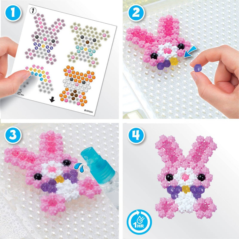 Aquabeads Create N Decorate: DIY Art Kit with Water Beads, Templates & Storage Case for Kids 4+