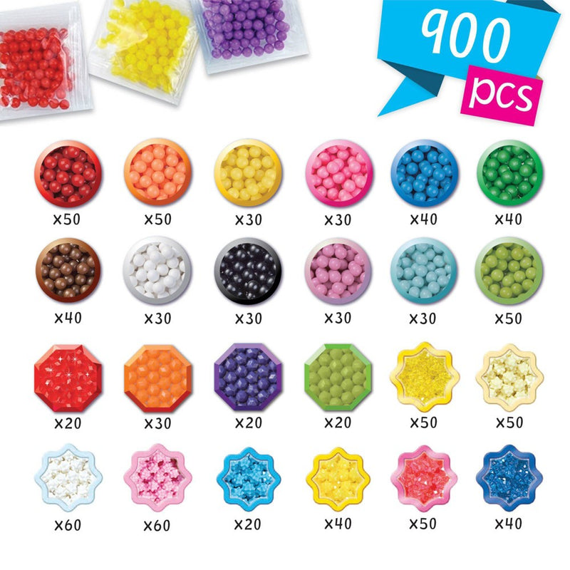 Aquabeads Create N Decorate: DIY Art Kit with Water Beads, Templates & Storage Case for Kids 4+